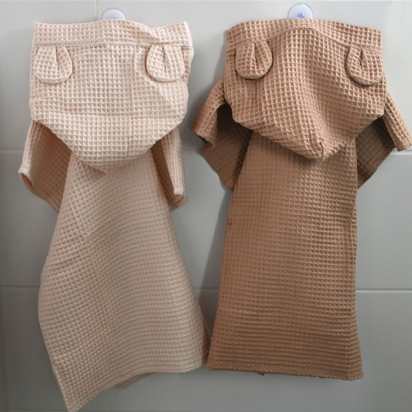 Poncho de bain crème GMLB
