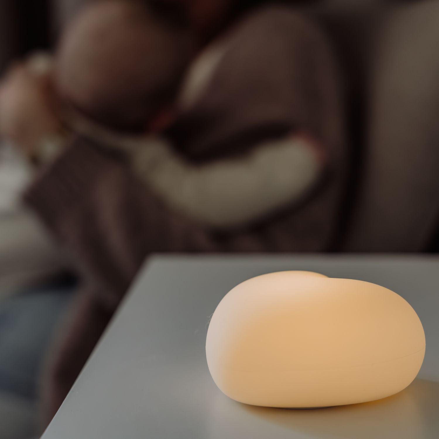 Veilleuse d’Allaitement en Silicone – Ruby Grise