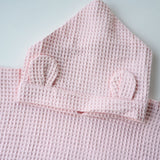 Poncho de bain rose poudré GMLB