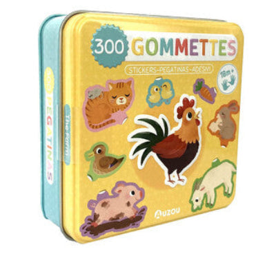 300 gommettes La Ferme – Dès 18 mois AUZOU