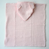 Poncho de bain rose poudré GMLB