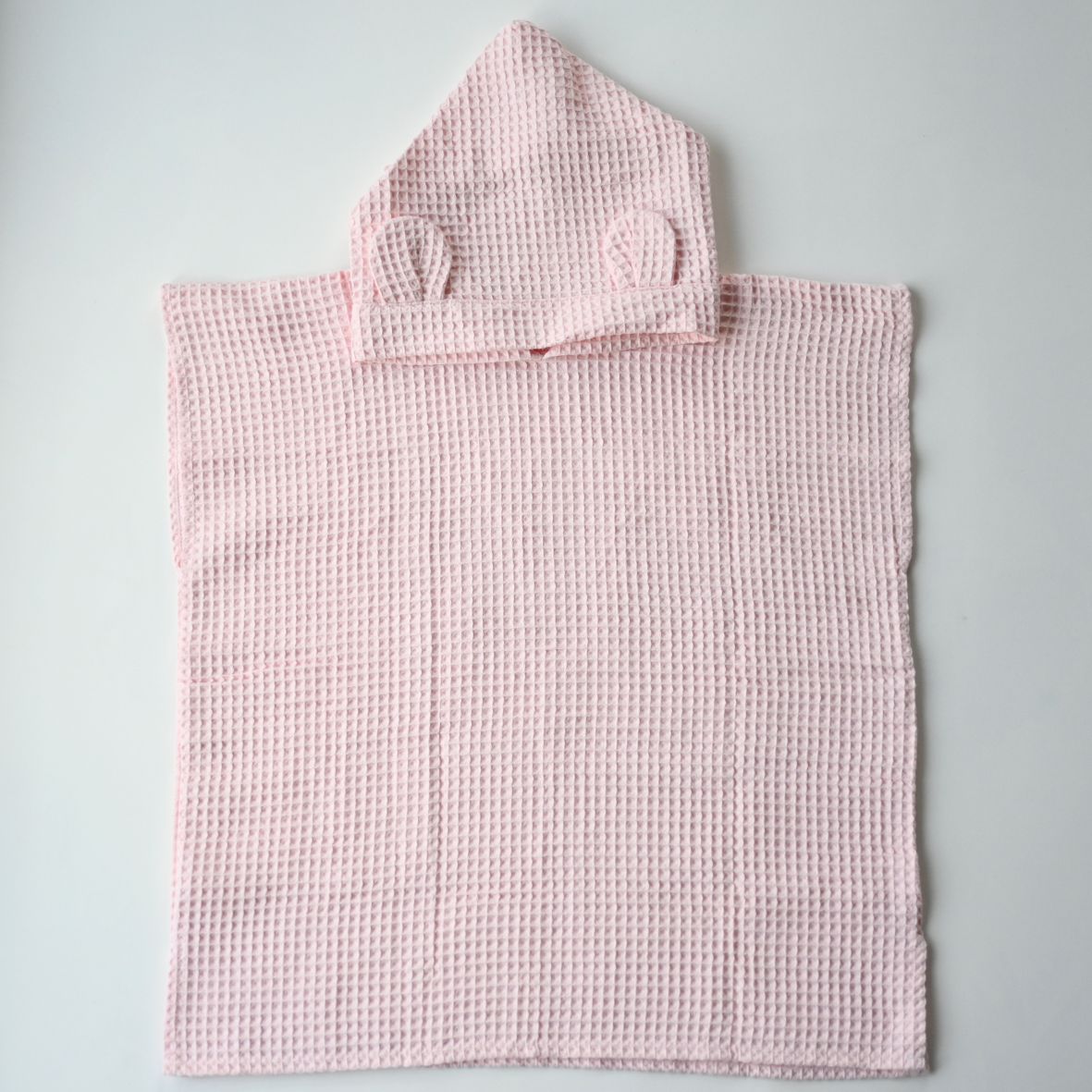 Poncho de bain rose poudré GMLB