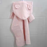 Poncho de bain rose poudré GMLB