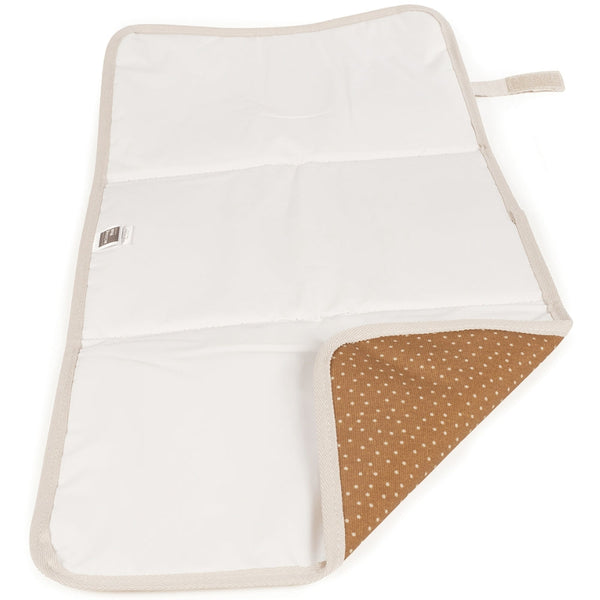 Matelas à langer Polka Dot Poppy Moss Cannelle – Pliable et Portable walking mum