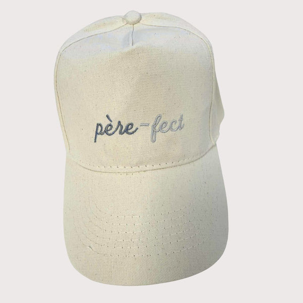 Casquette brodée Père-fect bleus
