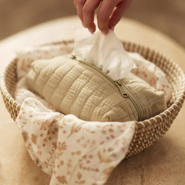 Housse pour lingettes - Olive JOLLEIN