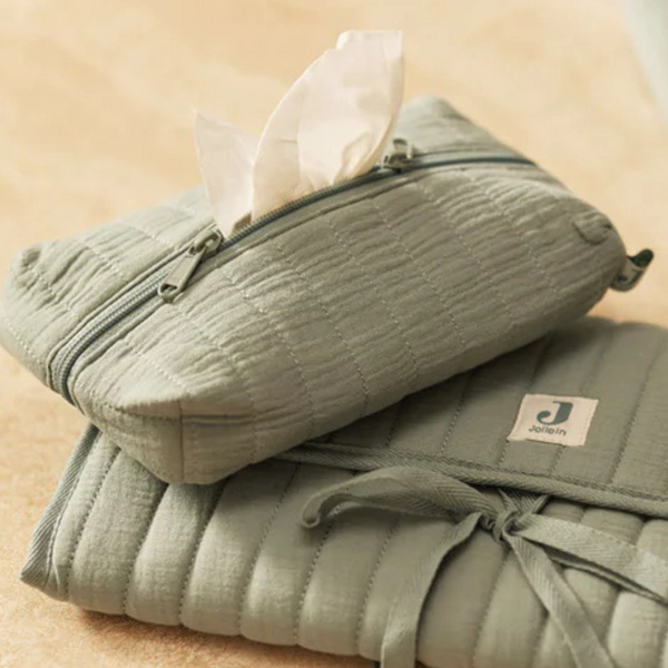 Housse pour lingettes - Sea Green JOLLEIN