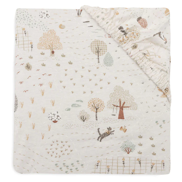 Drap-housse Jersey 60x120cm – Tiny Park 🐻🎈