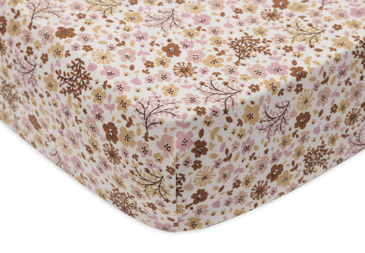 Drap-housse Jersey 60x120cm – Flower Fairies 🌸🧚‍♀️