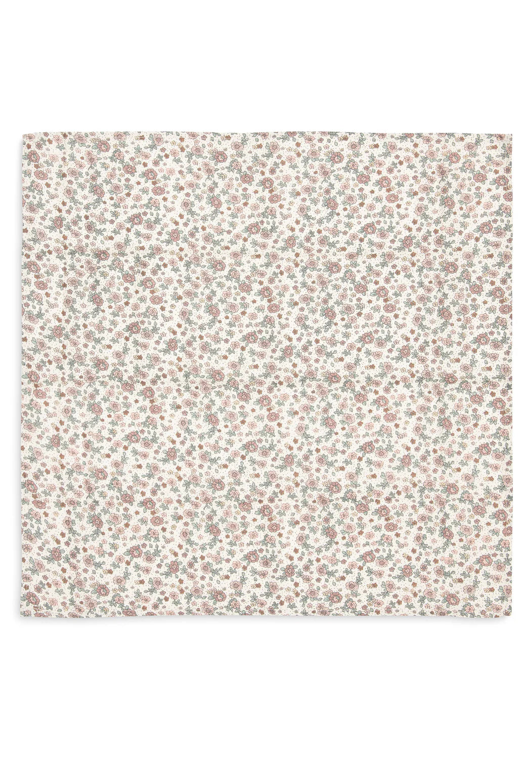 LANGE gaze de Coton RETRO FLOWER 70 X 70 CM JOLLEIN