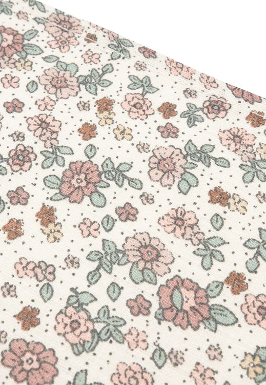 LANGE gaze de Coton RETRO FLOWER 70 X 70 CM JOLLEIN