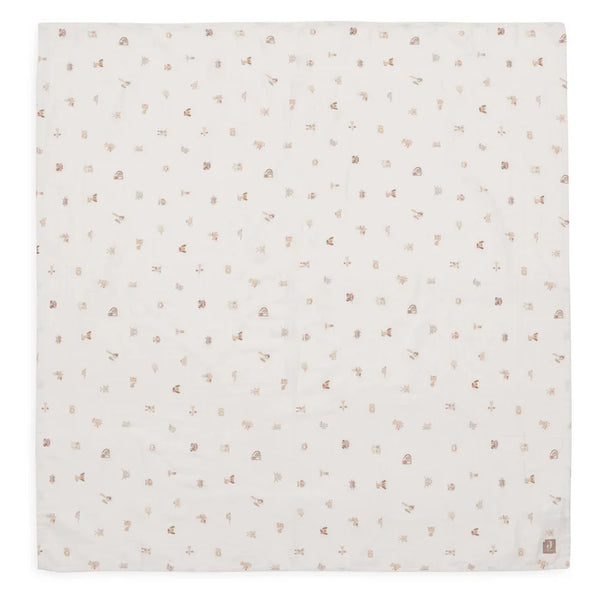 Lange Gaze de Coton Large 115x115cm - Animal Friends - 2 Unités