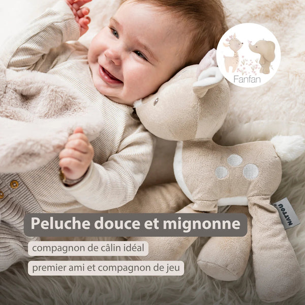 FANFAN Peluche biche NATTOU