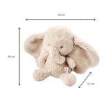 FANFAN Peluche éléphant longs poils sable NATTOU