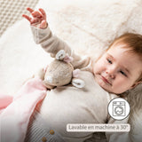 FANFAN Doudou câlin biche 27x27cm NATTOU