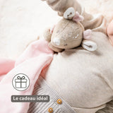FANFAN Doudou câlin biche 27x27cm NATTOU