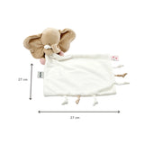 FANFAN Doudou câlin éléphant 27x27cm blanc cassé NATTOU
