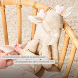 FANFAN Peluche musicale biche NATTOU