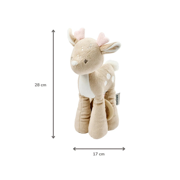 FANFAN Peluche musicale biche NATTOU