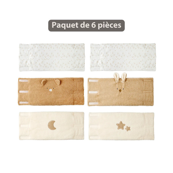 TEDDY Protège barreaux set de 6 pièces NATTOU