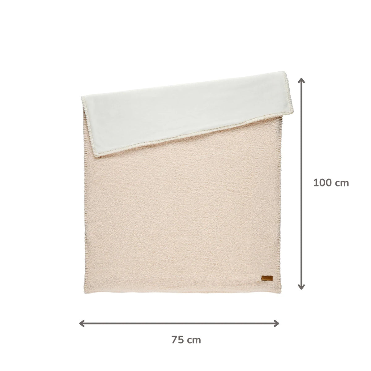 Craquez pour la couverture bébé Teddy Supersoft écru. En double face teddy & velours, elle est ultra douce, chaude et parfaite pour les câlins, les siestes ou les sorties. Lavable à 30°C.