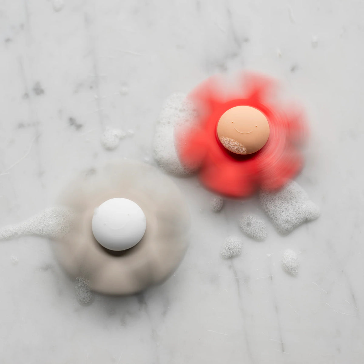 Spinner Fleur SILICONE - SILICONE - 9 cm - Silicone Argile