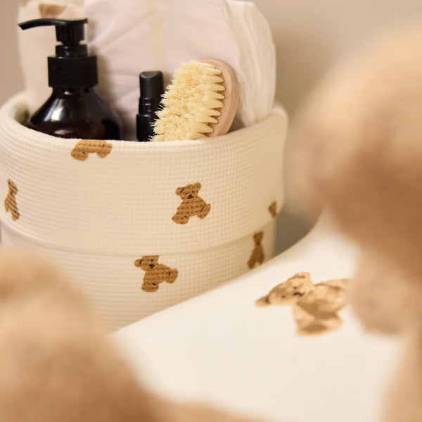 panier rangement bebe teddy bear jollein