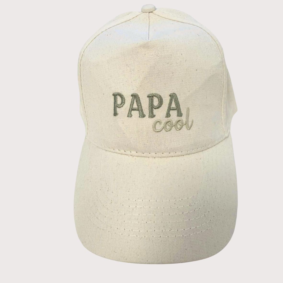 Casquette brodée Papa cool olive