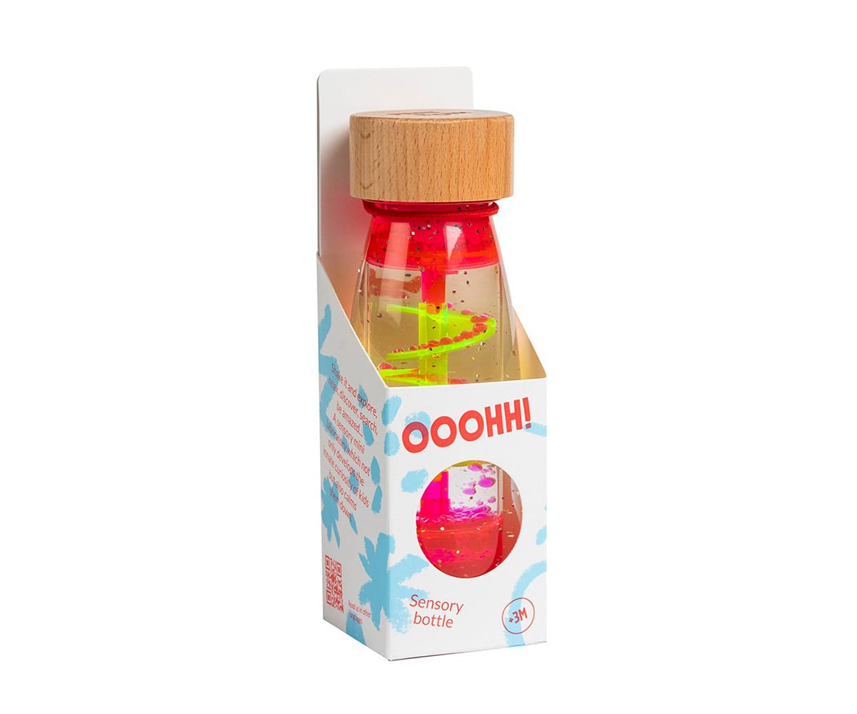Bouteille Sensorielle Move Spirale Pink PETIT BOOM