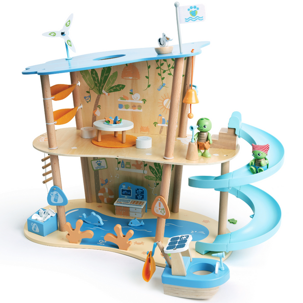 Maison de plage sauvetage des océans