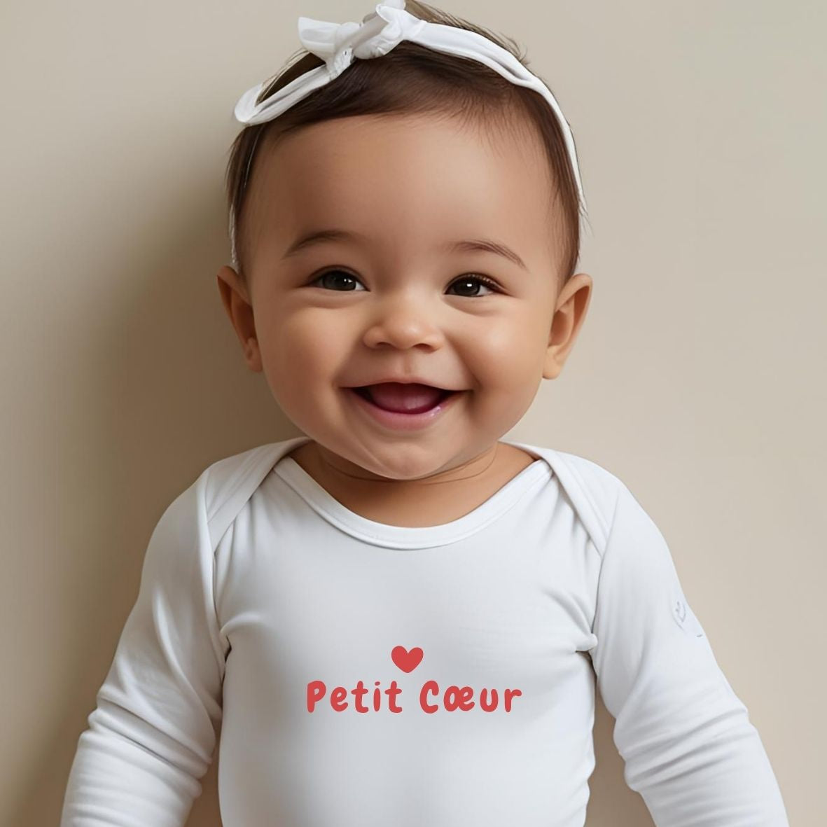 Bodie bébé 3 mois Petit Coeur