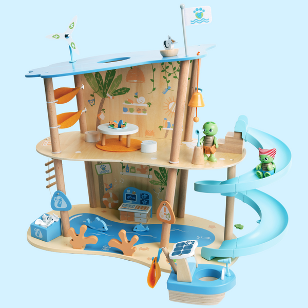 Maison de plage sauvetage des océans