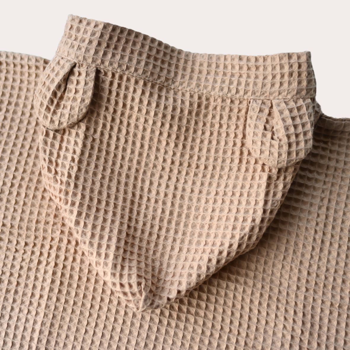 Poncho de bain taupe