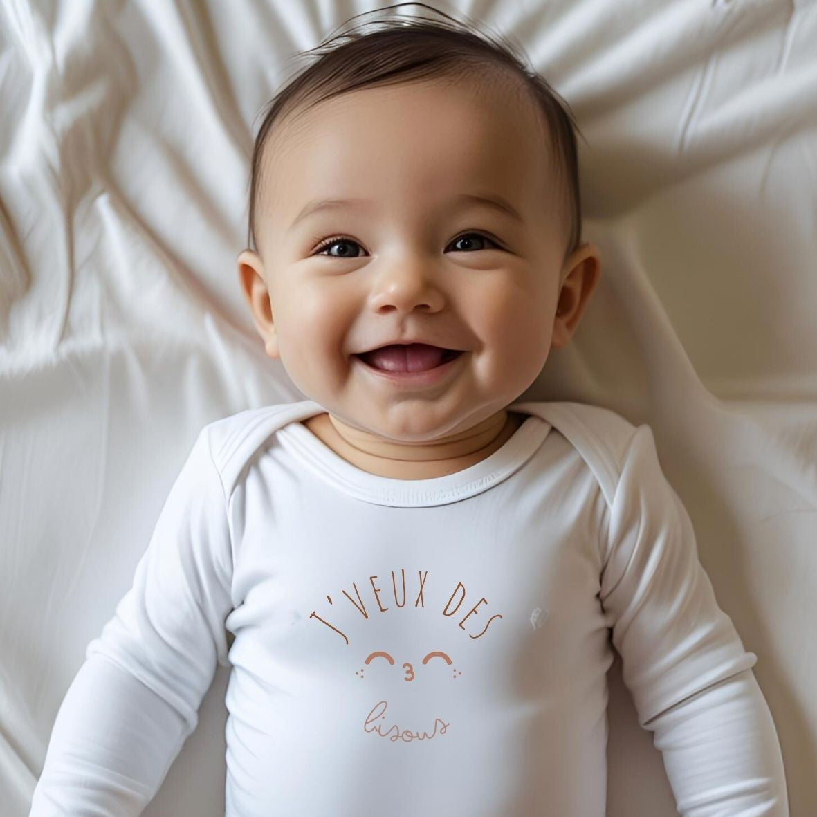 Bodie bébé 3 mois J'veux des Bisous