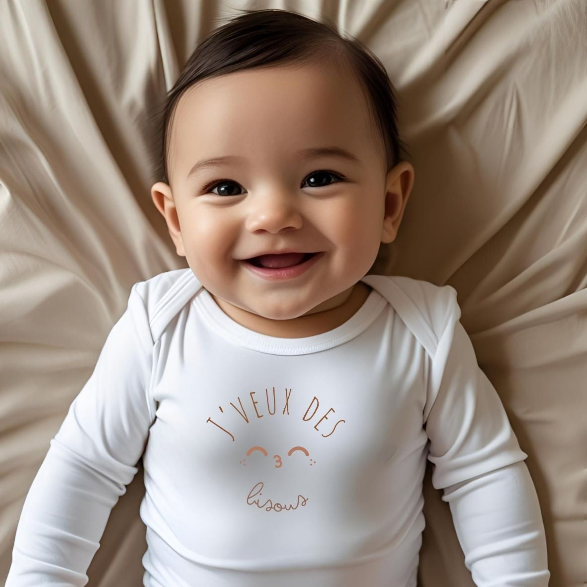 Bodie bébé 3 mois J'veux des Bisous