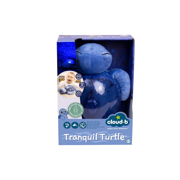 Veilleuse à projecteur Tranquil Turtle - Bleu océan (Rechargeable)