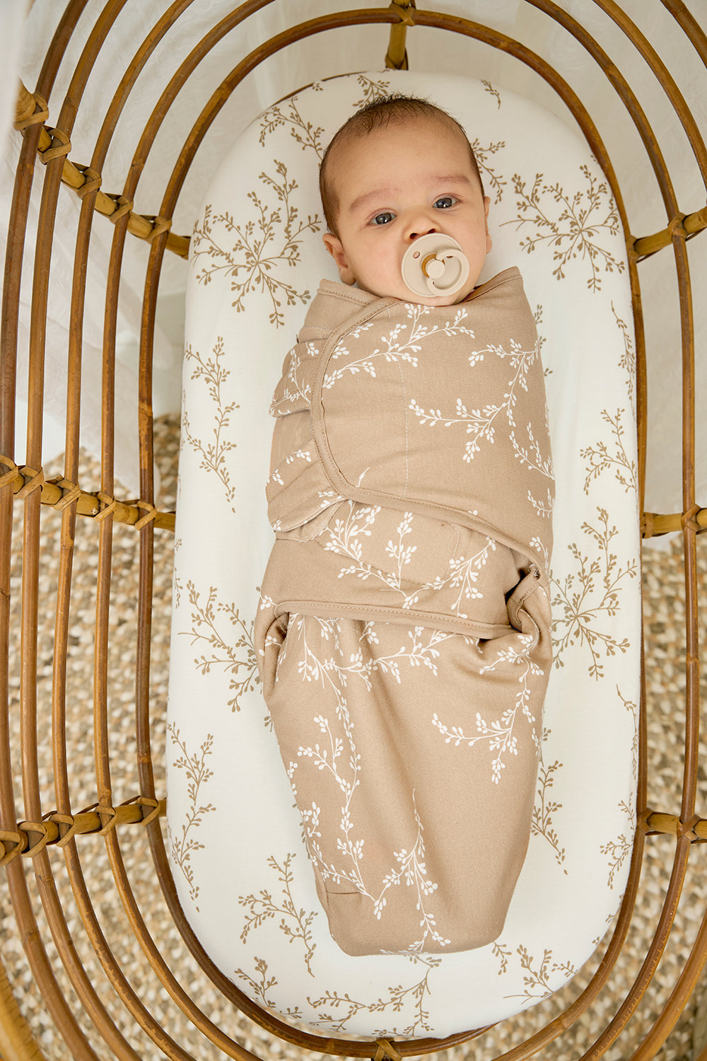 Emmaillotage Branches - sable - 0-3 mois - 2,0 TOG MEYCO BABY