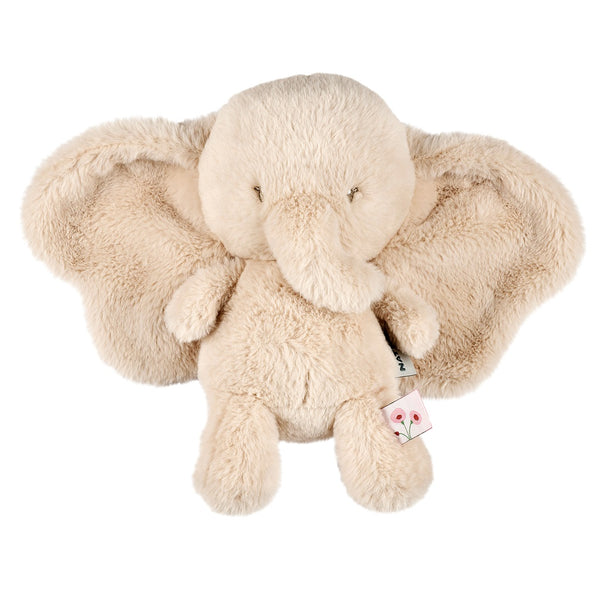 FANFAN Peluche éléphant longs poils sable