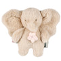 FANFAN Mini peluche musicale éléphant longs poils sable