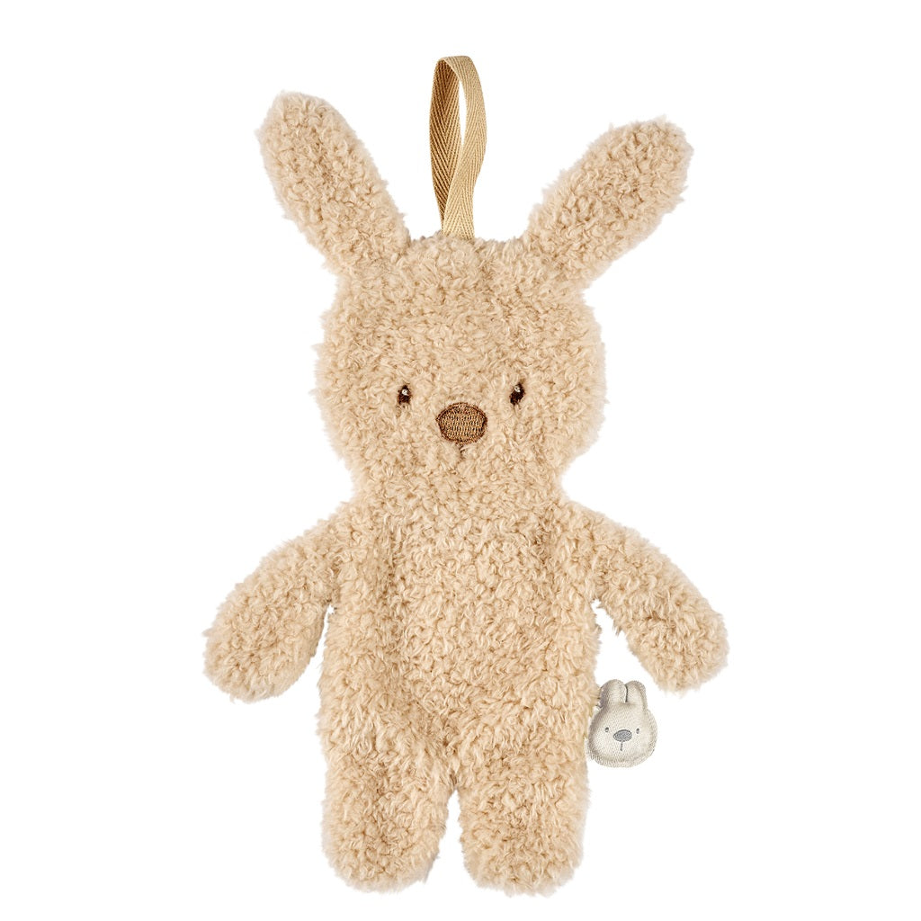 TEDDY Doudou attache tétine lapin beige