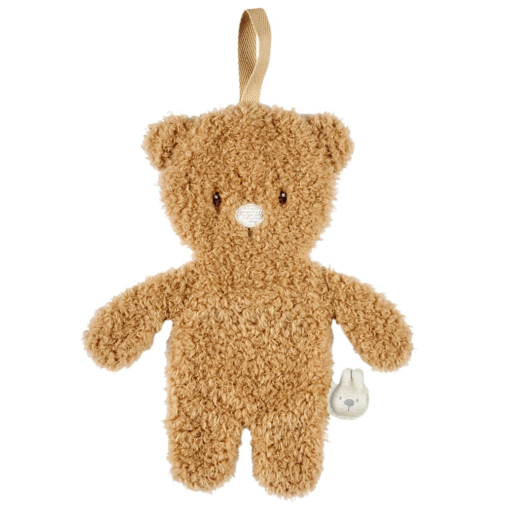TEDDY Doudou attache tétine ours brun