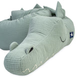 Tour de lit crocodile de Julius Zöllner, 180 cm de douceur certifiée OEKO-TEX®. Idéal pour protéger bébé et décorer la chambre avec tendresse.