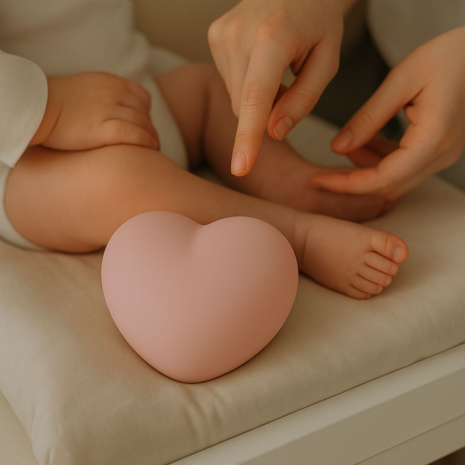 Veilleuse d’Allaitement en Silicone – Ruby Vieux rose