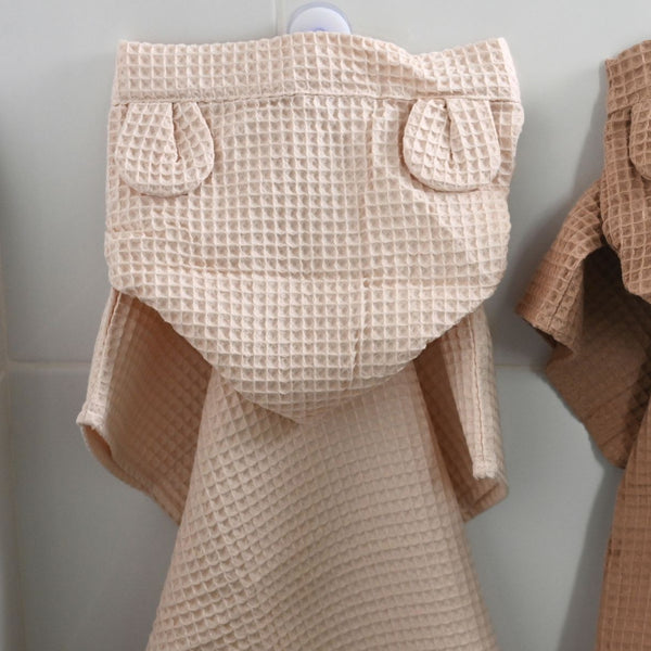 Poncho de bain crème GMLB