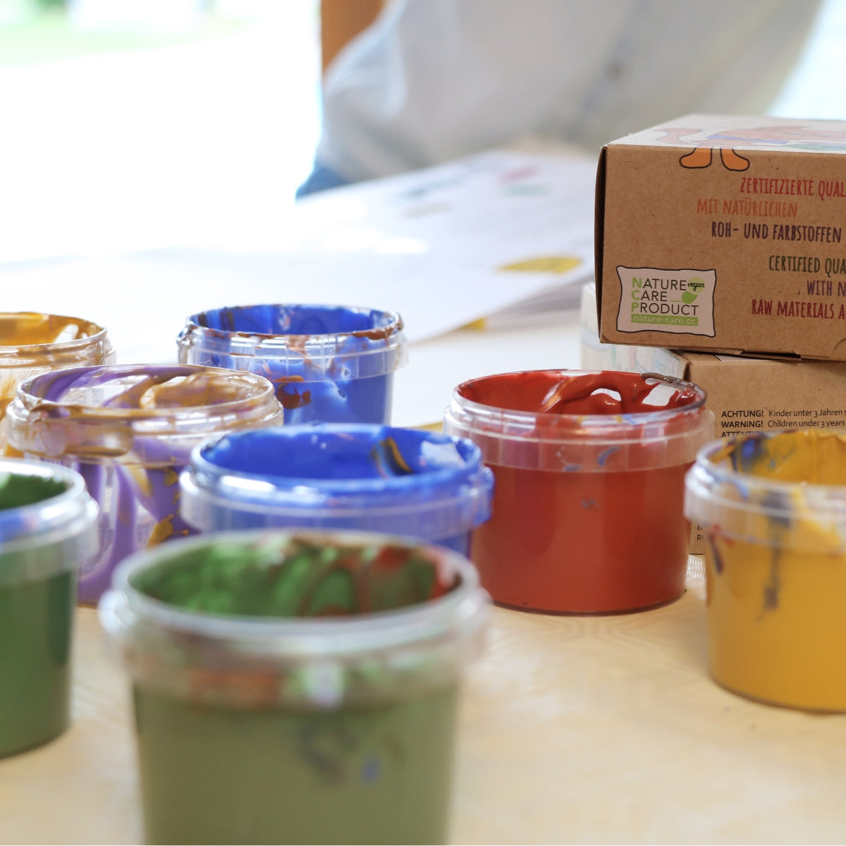 Coffret Mika peinture aux doigts naturelle et vegan