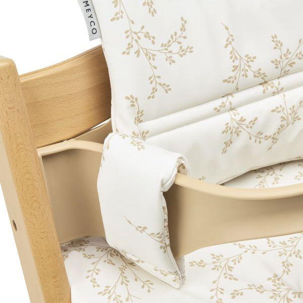 Coussin chaise haute branches - sable doux - Petit coeur salé