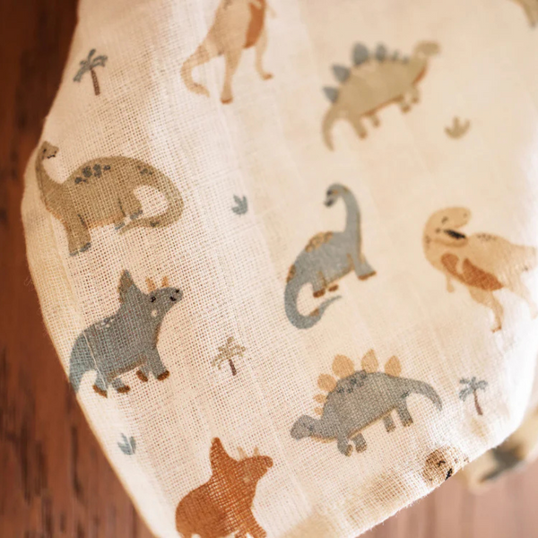 LOT DE 3 Langes Gaze de Coton Small 70x70cm - Roarsome - 3 Unités JOLLEIN