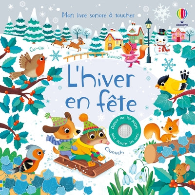 Hiver en Fête – Livre Sonore à Toucher dès 1 An - Livre