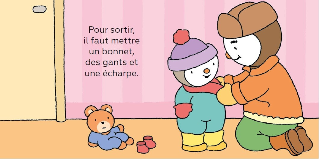 Bébé T’choupi découvre la neige ❄️👶