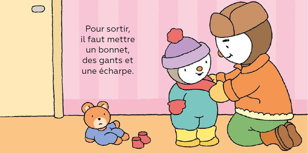 Bébé T’choupi découvre la neige ❄️👶